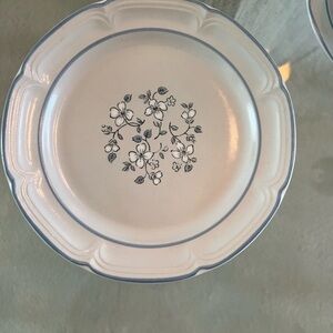 The Covington collection: 14 cups, 4 saucers, 1 salad plate, 1 dinner plate.